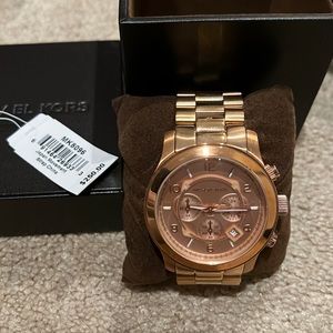 Rose gold Michael Kors watch